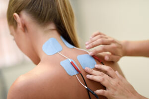 Electrical Muscle Stimulation at Chiropractor